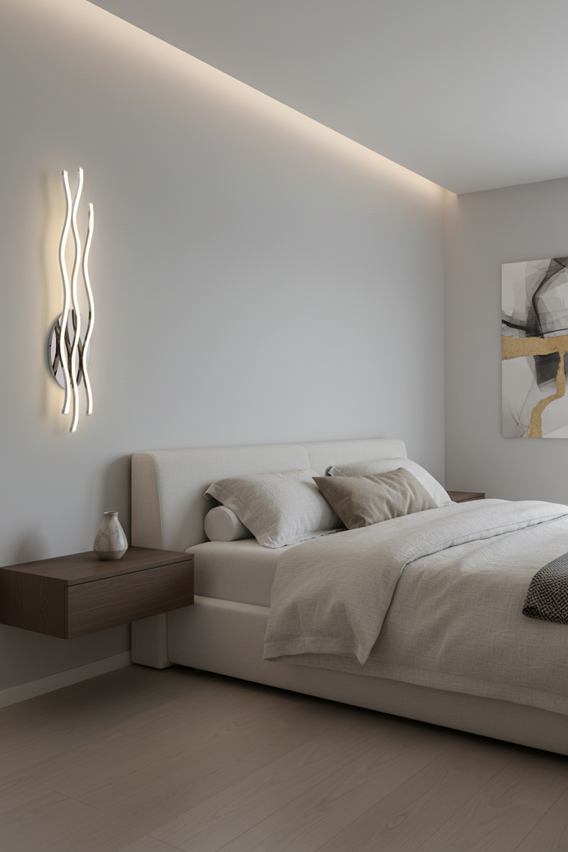 WALL LAMP-WB9008 CHROME