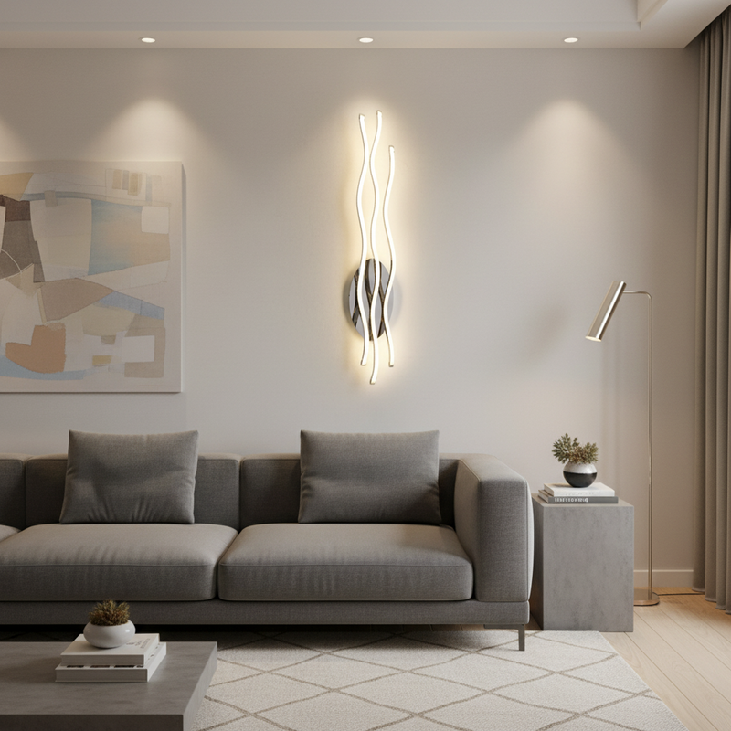 WALL LAMP-WB9008 CHROME