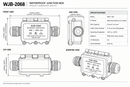 Waterproof Junction Box-WJB-2068-IP68-400V/32A-Mr Smart Lighting Company