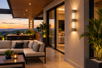 WL8327 WW Wall Lamp-IP54-3000K-(2 Years Warranty)-Modern Varanda/Patio-Mr Smart Lighting Company.