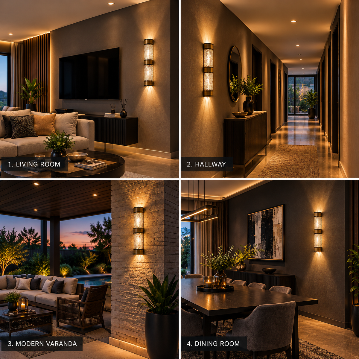 WL8327 WW Wall Lamp-IP54-3000K-(2 Years Warranty)-Variety-Mr Smart Lighting Company
