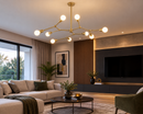 Brightstar-CH512/9 BRONZE Chandelier.