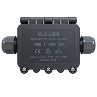 Waterproof Junction Box-WJB-2068-IP68-400V/32A-Mr Smart Lighting Company