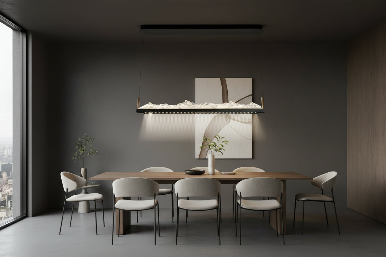 PENDANT LIGHT-DRSA3002-LED ELECTRIC LIFTING ICE BAR-220V-1200MM-180W TRICOLOR