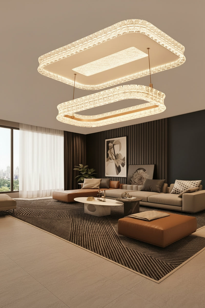 CHANDELIER LED LIGHT-DRSA3004 TRICOLOR-RETRACTABLE LIGHT.