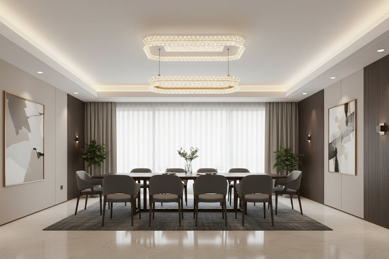 CHANDELIER LED LIGHT-DRSA3004 TRICOLOR-RETRACTABLE LIGHT.