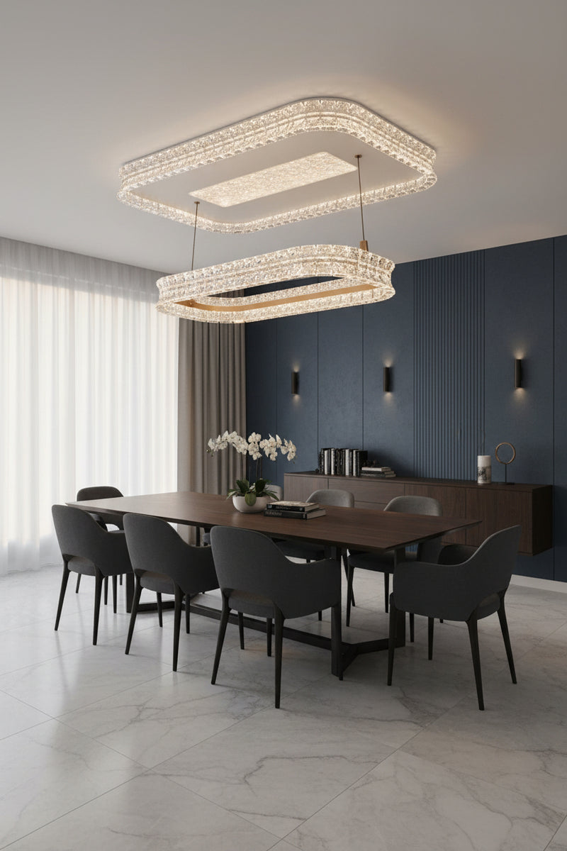 CHANDELIER LED LIGHT-DRSA3004 TRICOLOR-RETRACTABLE LIGHT.
