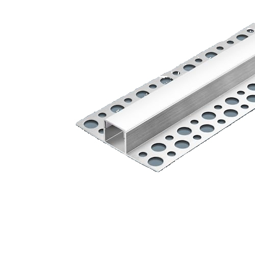 55mm x 15mm x 13mm Plaster-in Trim less LED Aluminum Channel Drywall Profile - 3 meter. (Copy)
