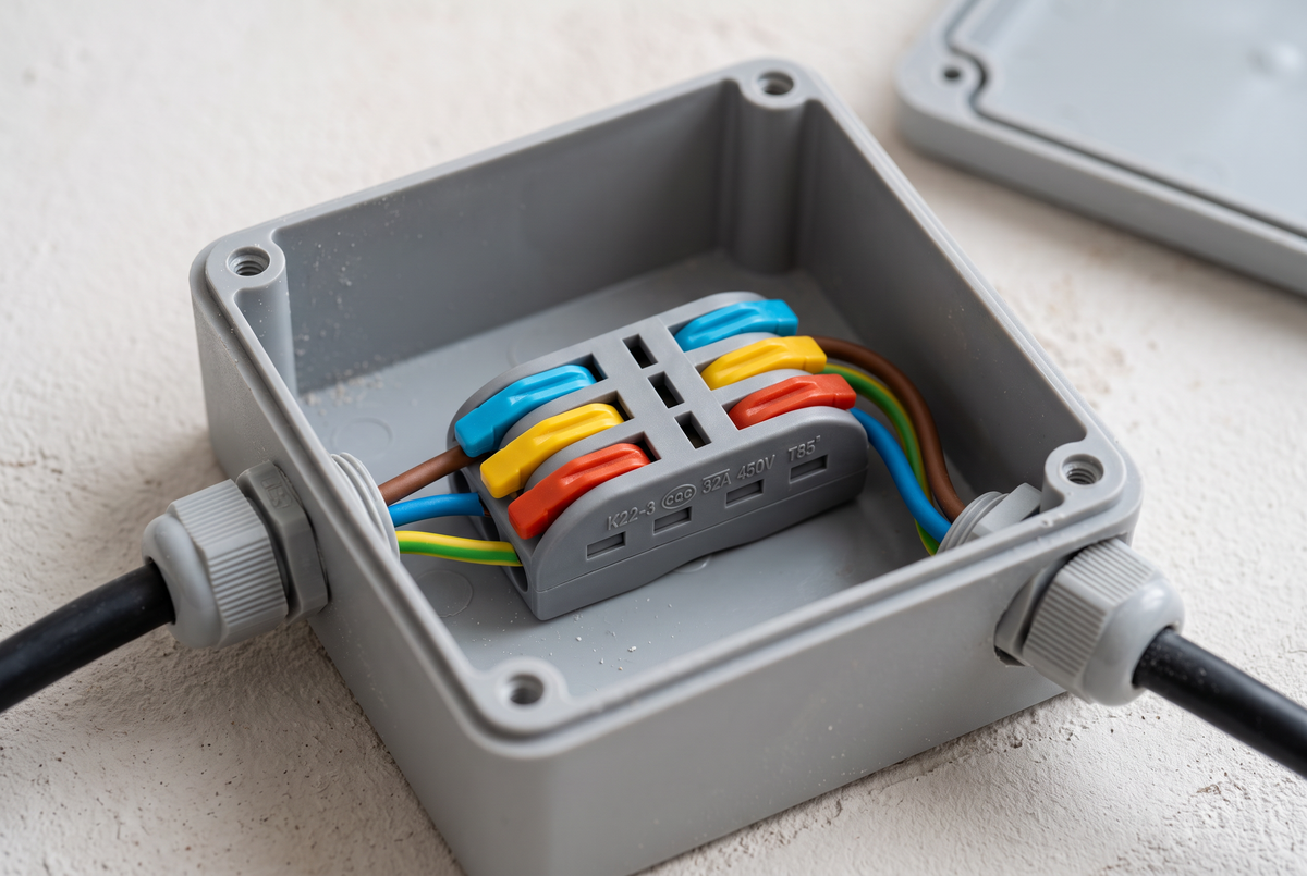 XY222 3P Wire Connector-3 WAY-IP20-3 Way Wire Connector/Wall Junction-Mr Smart Lighting Company.