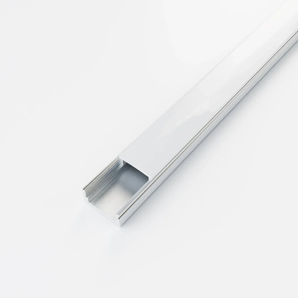 20mm x 10mm 2M Surface Mount Aluminum Channel for LED Strip Lights.
