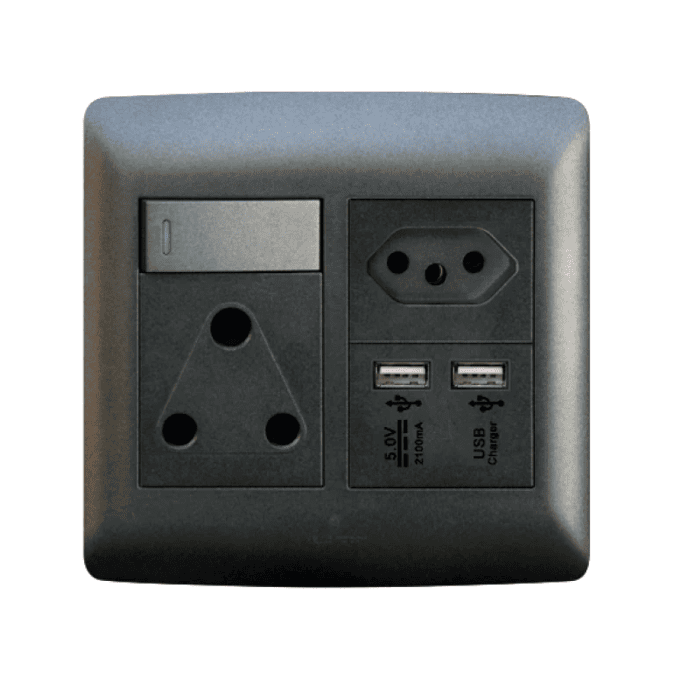 USB/EURO/SINGLE SOCKET(4x4). - Mr.Smart SA's Best Online Shopping Store.