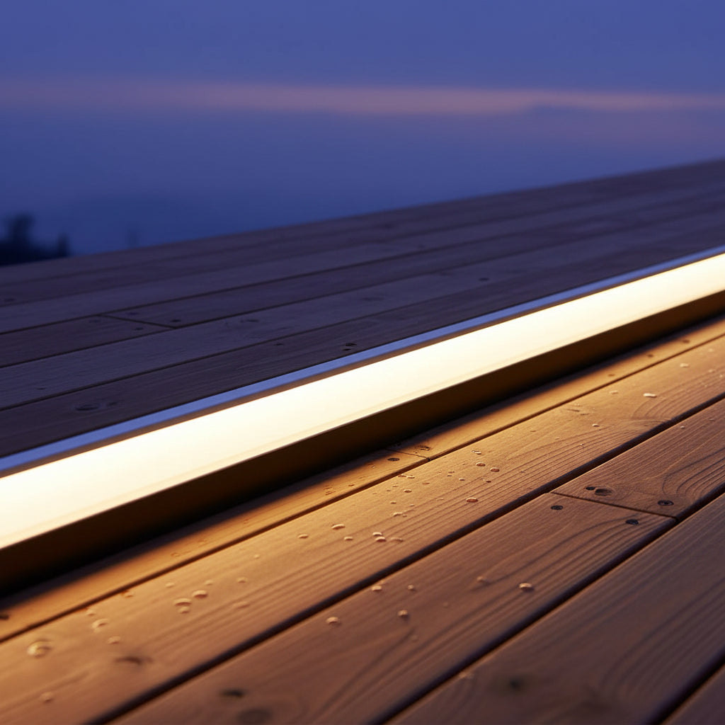 35mm x 35mm 3M Recessed Aluminum Channel for LED Strip Lights.