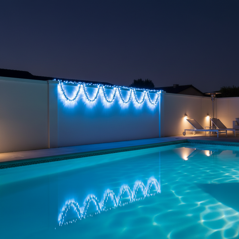 100M string Fairy Light - 220V. String fairy light south africa patio installation