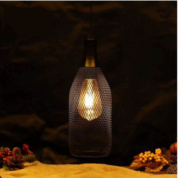 Bottle Metal Mesh Pendant Light. - Mr.Smart SA's Best Online Shopping Store.