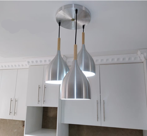 Bowl Style Pendant Light - Round of 3 - Silver. Mr.Smart SA's Best Online Shopping Store.