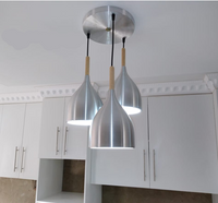 Bowl Style Pendant Light - Round of 3 - Silver. - Mr.Smart SA's Best Online Shopping Store