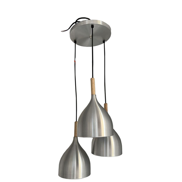 Bowl Style Pendant Light - Round of 3 - Silver. Mr.Smart SA's Best Online Shopping Store.