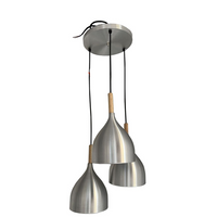 Bowl Style Pendant Light - Round of 3 - Silver. - Mr.Smart SA's Best Online Shopping Store