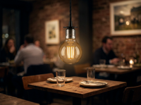 4W E27 LED Filament Bulb G45-3000K.