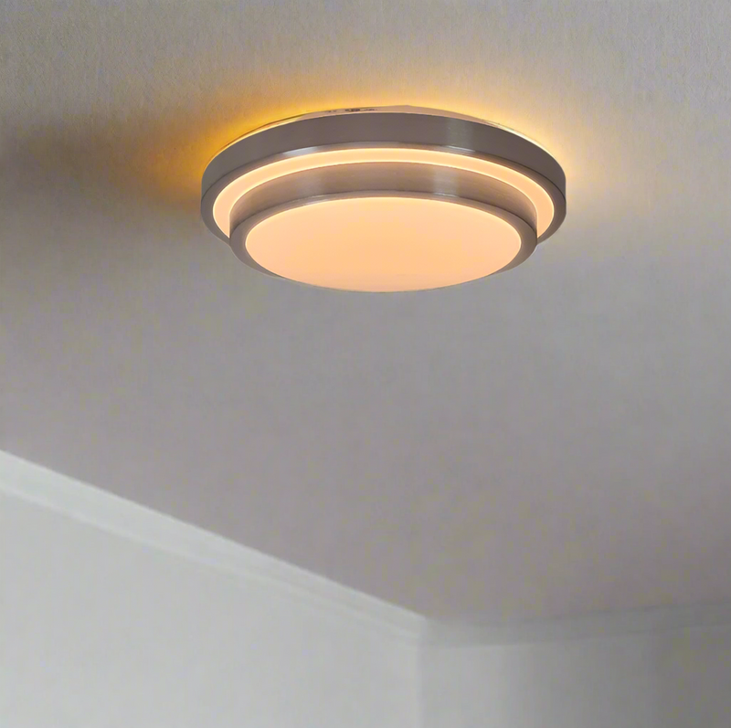 Close-up design of LED Ceiling Light CE109
LED Ceiling Light CE109 installed in living room