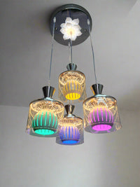 Colorful glass LED pendant lamp. - Mr.Smart SA's Best Online Shopping Store