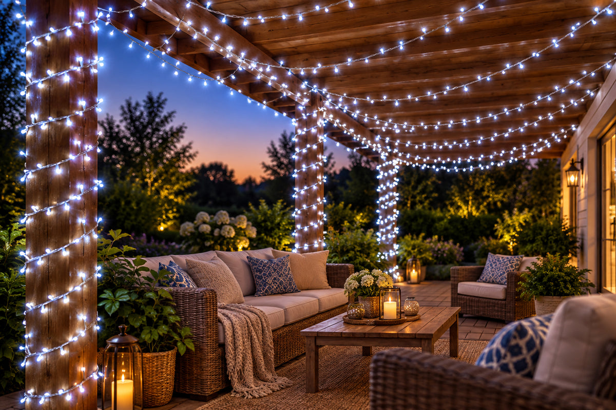 50M string clear cable Fairy Light - 220V.