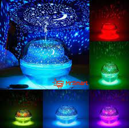 Crystal Night Light Projection Humidifier. - Mr.Smart SA's Best Online Shopping Store