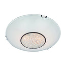 mr smart lightingCrystal ceiling light white E27 2x40W