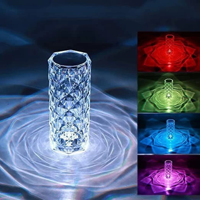 Crystal Touch Sensitive RGB Table Lamp.