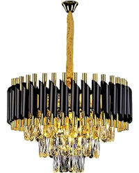 Vintage style LED crystal pendant light BQ-D465.