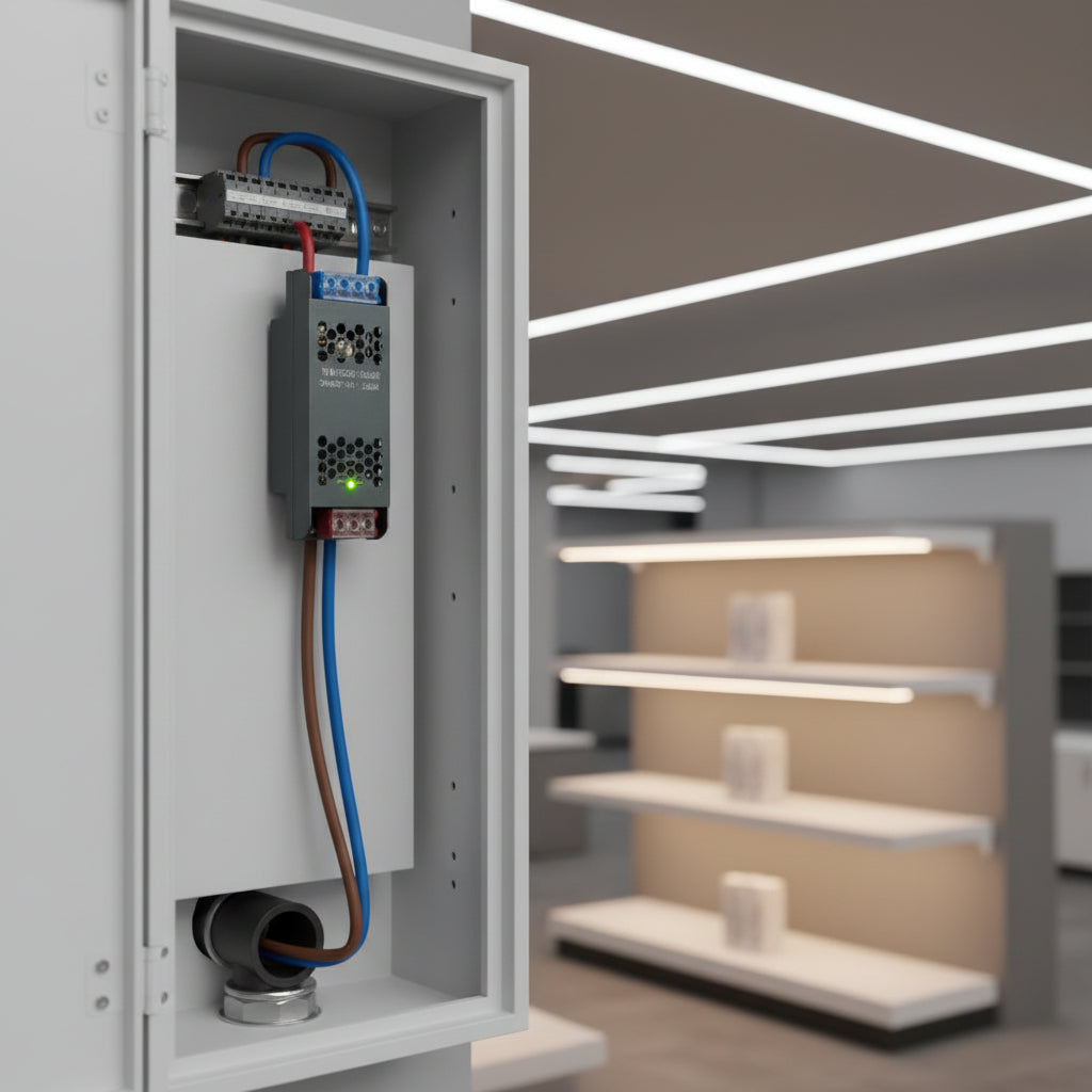 12V 5A 60W Power supply for LED strip lights.