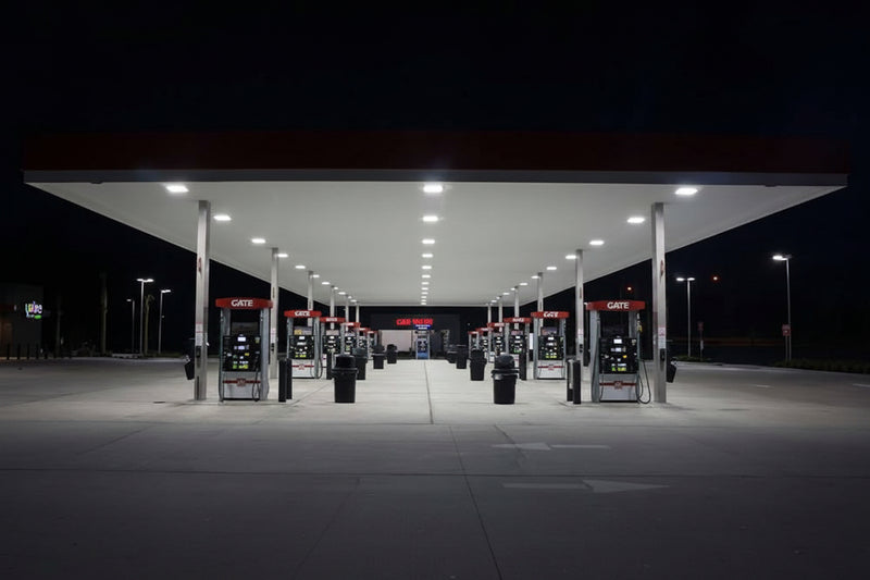150w Philips LED chip surface mount canopy light for Gas/Petrol station - 170726.