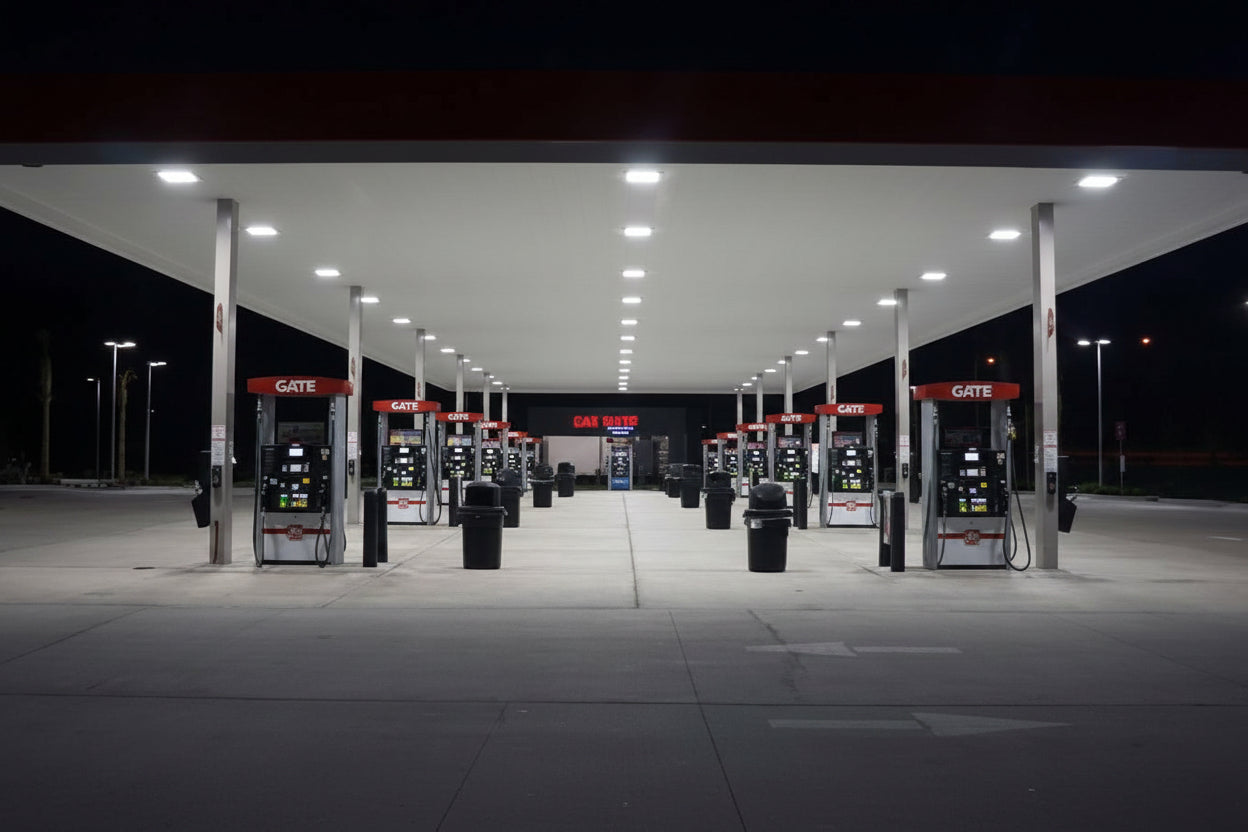 180W LED Bridgelux Gas/petrol station canopy light-14173.