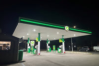 150w Philips LED chip surface mount canopy light for Gas/Petrol station - 170726.
