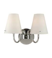 Radiant RW143 Madlyn 2-Light Wall Light – Chrome, 2×E14