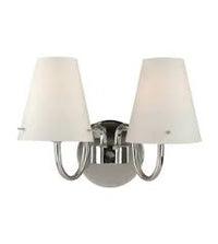 Radiant RW143 Madlyn 2-Light Wall Light – Chrome, 2×E14