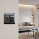 SA/Euro single Socket - Black.