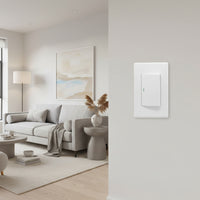 1 Lever 1 way switch - White.