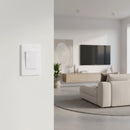 1 Lever 1 way switch - White.