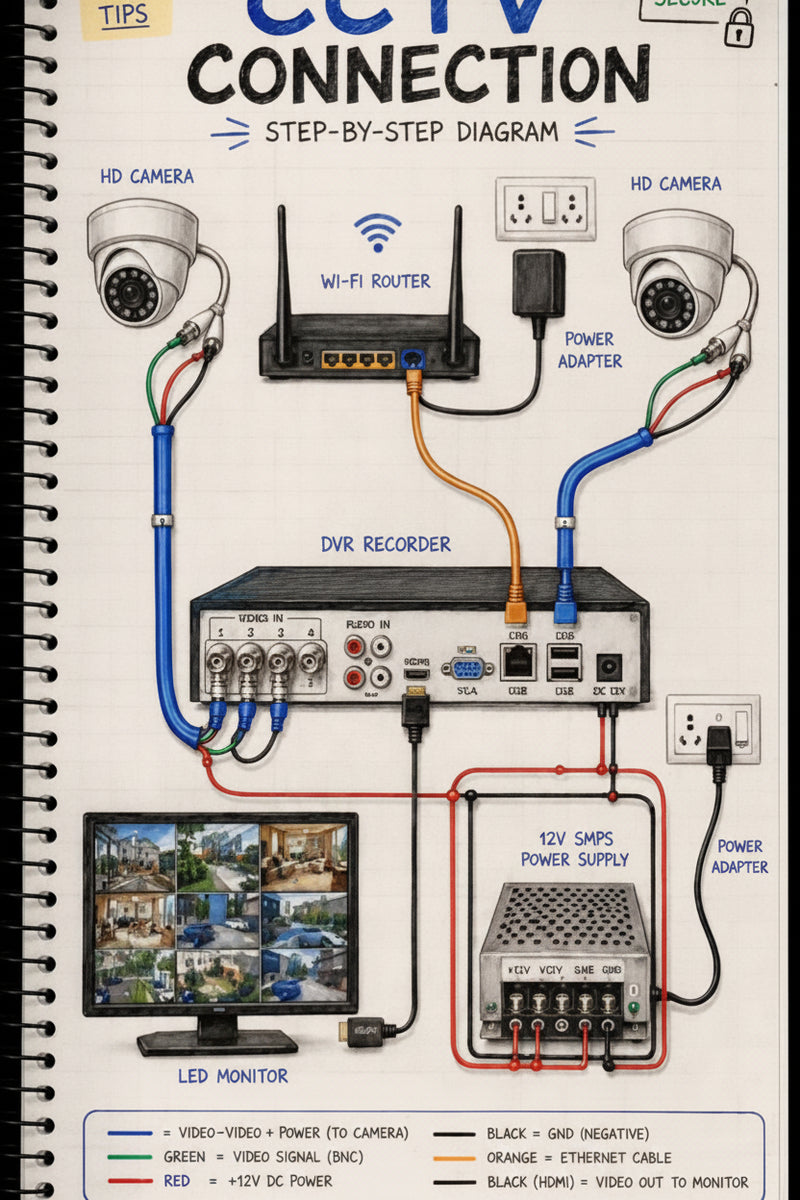 12V 10A Power Supply.
