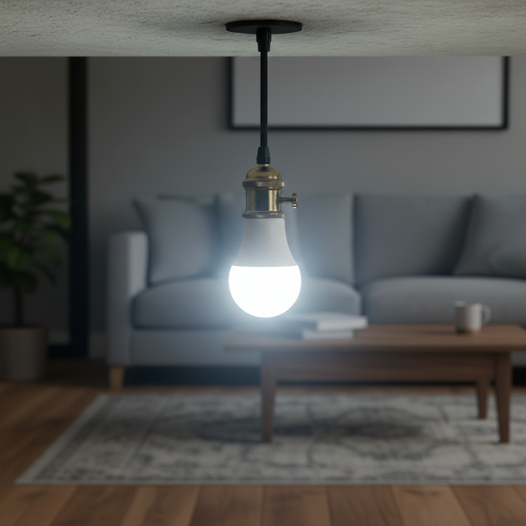 12W E27 Cool White Bulb.
