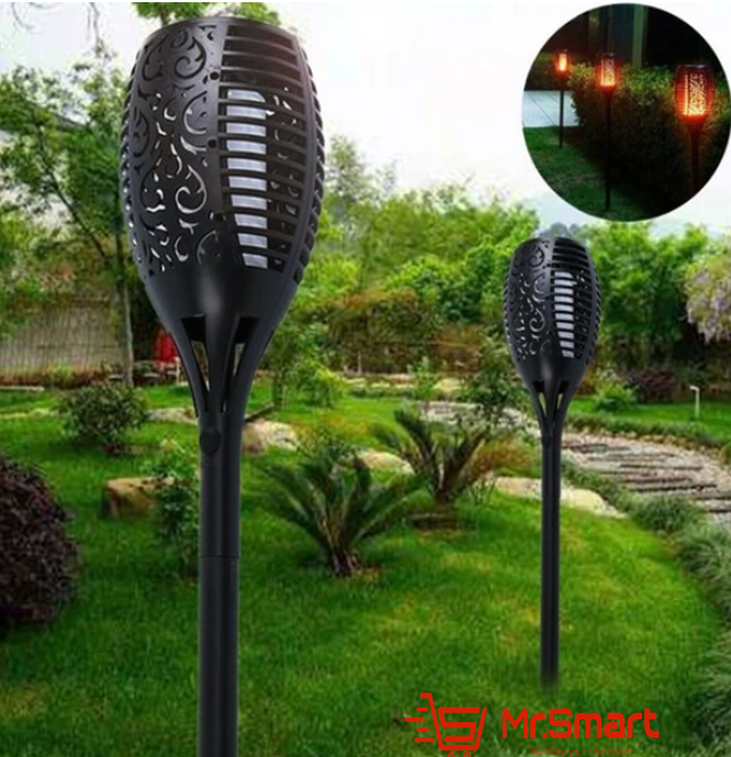 Solar LED Flame flickering garden spike lamp. - Mr.Smart SA's Best Online Shopping Store