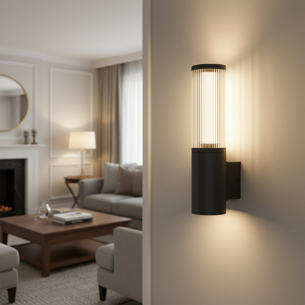Eurolux Salle Outdoor Wall Light Black E27-O659