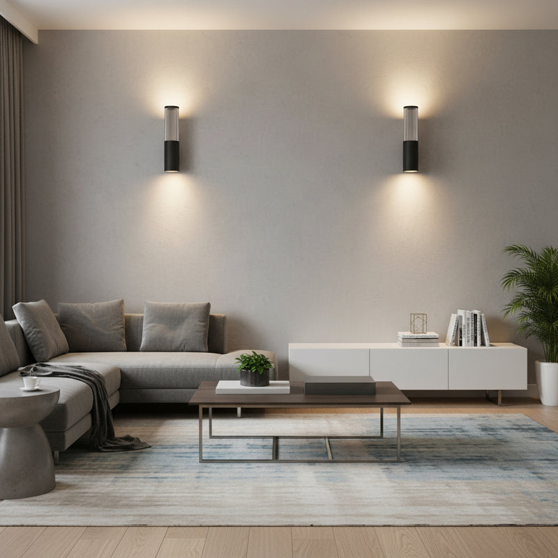 Eurolux Salle Outdoor Wall Light Black E27-O659
