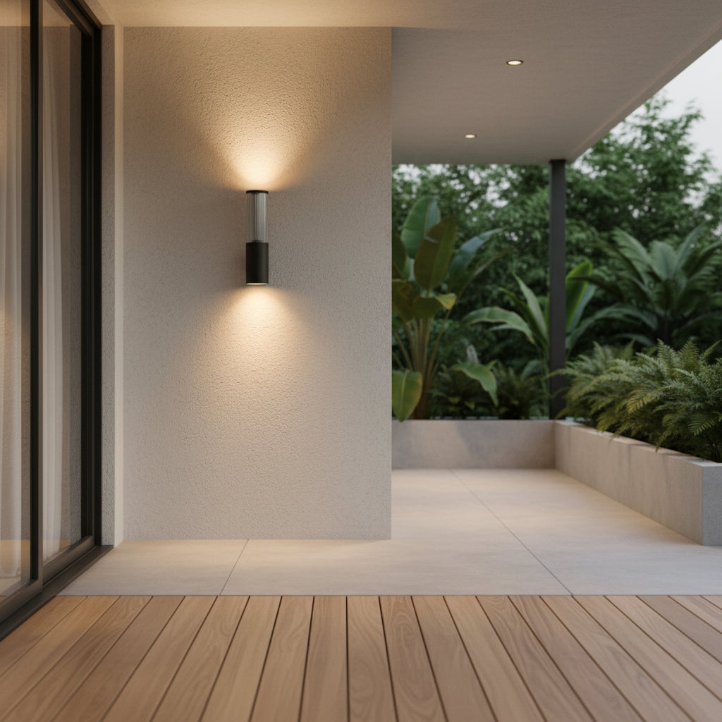 Eurolux Salle Outdoor Wall Light Black E27-O659
