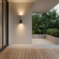 Eurolux Salle Outdoor Wall Light Black E27-O659