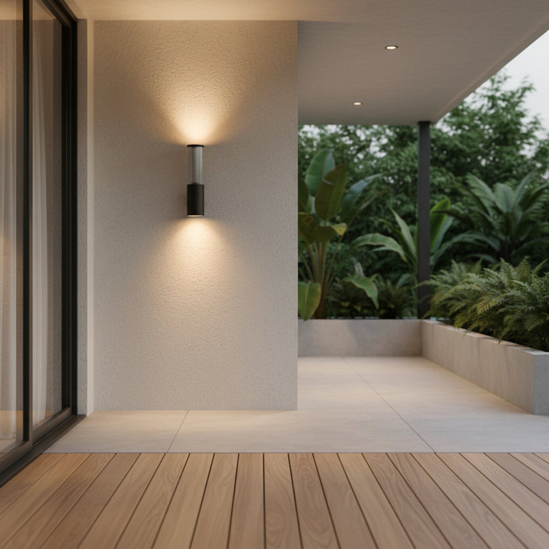Eurolux Salle Outdoor Wall Light Black E27-O659