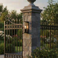 Eurolux Tube Outdoor Wall Light Black E27-O670