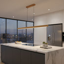 Eurolux Ona Pendant White Ash Wood LED 18w 4000K-P1376