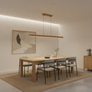Eurolux Ona Pendant White Ash Wood LED 18w 4000K-P1376